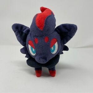 Pokemon Plush Toy with Red and Dark Gray Features